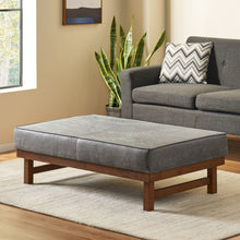 Load image into Gallery viewer, Temzyl - Mid Century Modern Microfiber Ottoman
