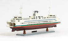 Load image into Gallery viewer, Washington Ferry Boat Hand Painted Decorative Boat - Brown / White
