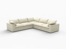 Load image into Gallery viewer, Blend Modular L Shaped Five Piece Corner Sectional - Khaki
