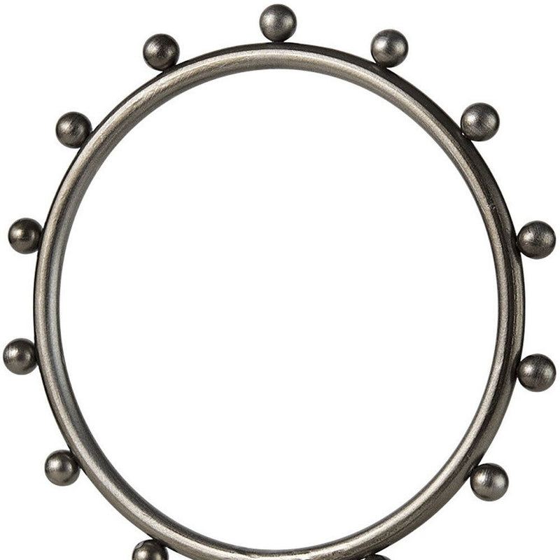 Circle Tabletop Sculpture (608695) - Gray
