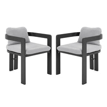 Load image into Gallery viewer, Pula - Patio Outdoor Aluminum Dining Chair (Set of 2)
