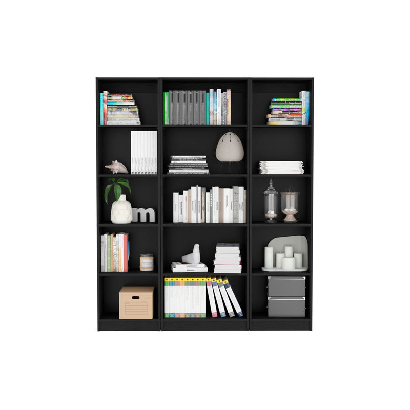 Five Tier Bookcase (546350) - Black