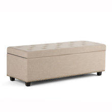 Load image into Gallery viewer, Hamilton - Upholstered Storage Ottoman
