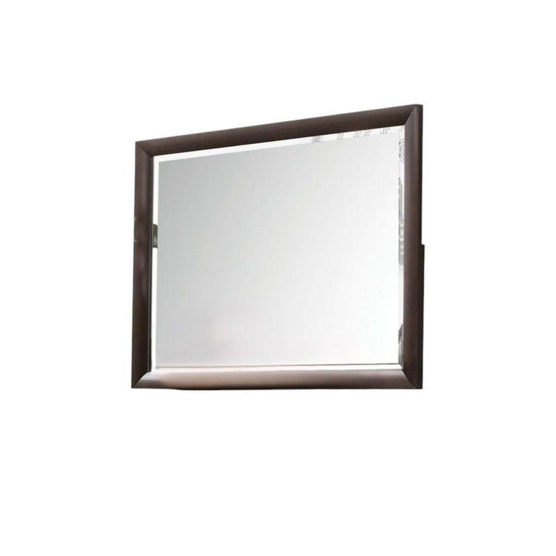 36" Framed Mounted Dresser Mirror - Merlot