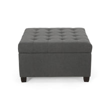 Load image into Gallery viewer, Isabella - Contemporary Ottoman With Storage
