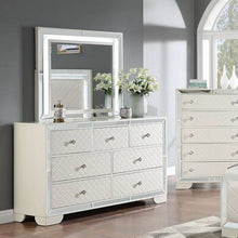 Load image into Gallery viewer, 1 Piece Dresser With Diamond-Shaped Knob Handles, Bedroom Furniture - Cream
