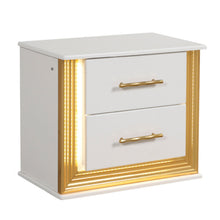 Load image into Gallery viewer, Obsession - 2 Drawer LED Nightstand - White
