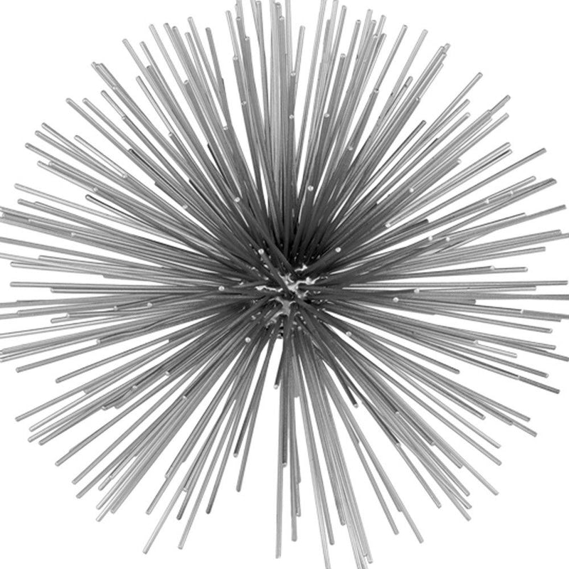 Spiky Sphere Tabletop Sculpture (354765) - Silver