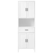 Load image into Gallery viewer, Freestanding Tall Bathroom Cabinet With Soft Close Doors And Adjustable Shelves
