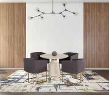 Load image into Gallery viewer, Concrete Pedestal Base Round Top Dining Table - Off White
