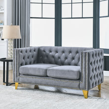 Load image into Gallery viewer, Upholstered Couch Sofa With Button Tufting For Living Room
