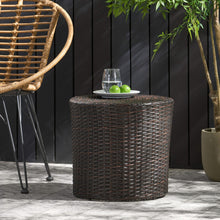 Load image into Gallery viewer, Barrel Side Table With Handcrafted Details
