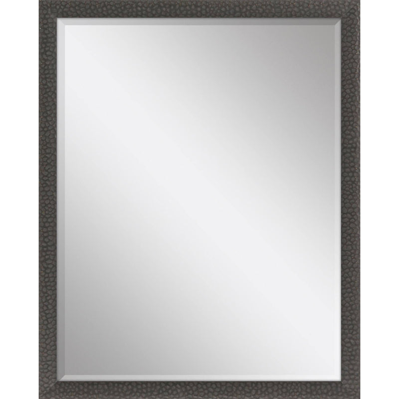 51" Solid Wood Framed Accent Mirror - Dark Brown
