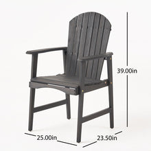 Load image into Gallery viewer, Outdoor Weather Resistant Acacia Wood Adirondack Dining Chairs (Set of 2)
