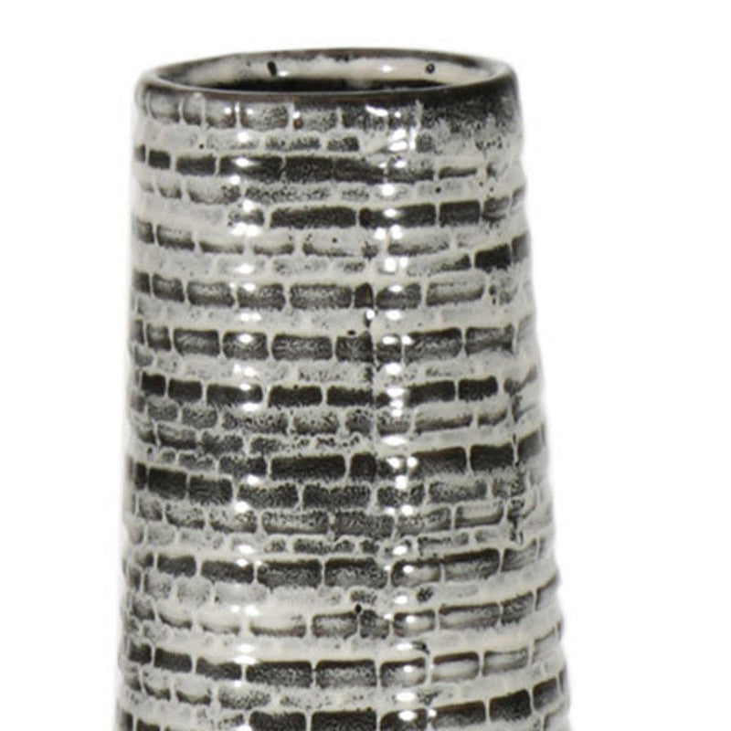 Ombre Tapered Floor Vase (576742) - Black / Gray