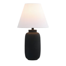 Load image into Gallery viewer, Urn Table Lamps With Cone Shades (Set of 2) - Black
