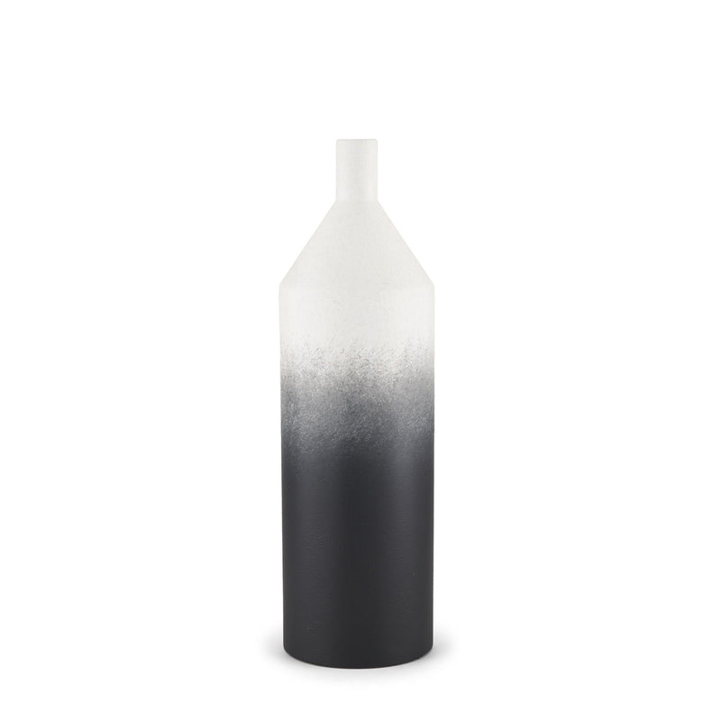 Ombre Table Vase (608329) - Black / White