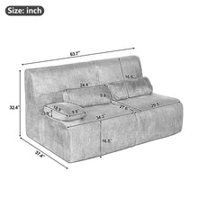 Load image into Gallery viewer, Modern Sectional Loveseat With Ergonomic Design
