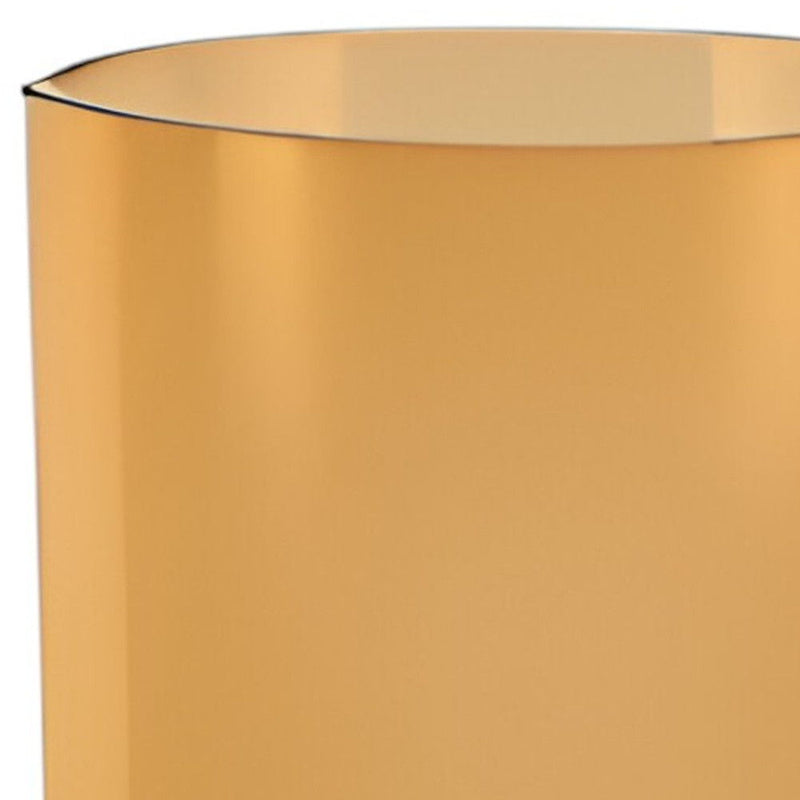 Cylinder Free Table Vase - Amber / Clear