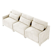 Load image into Gallery viewer, Elegant Sofa With Ergonomic Design And Lumbar Pillows
