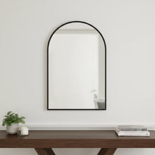 Load image into Gallery viewer, 36" Arch Framed Accent Mirror - Black
