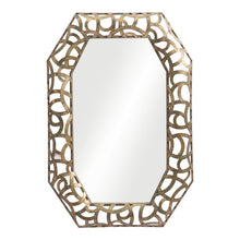 Load image into Gallery viewer, 35" Octagonal Steel Framed Accent Mirror - Bronze
