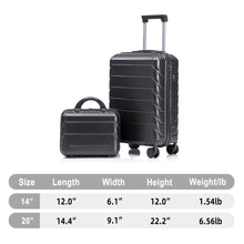 Load image into Gallery viewer, Spinner Luggage Set With Combination Lock
