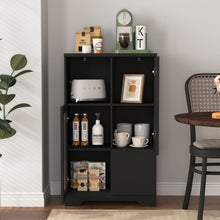 Load image into Gallery viewer, Modern Cabinet With Glass Doors And Drawer
