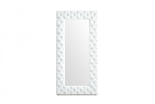 Load image into Gallery viewer, 80" Faux Leather Framed Leaning Accent Mirror - White
