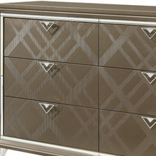 Load image into Gallery viewer, Solid Wood Six Drawer Double Dresser - Champagne
