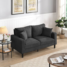 Load image into Gallery viewer, Modern Upholstered Loveseat Sofa, High Resilience
