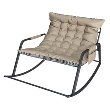Load image into Gallery viewer, Rocking Chair With Storage, Cushions &amp; Armrests
