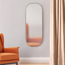 Load image into Gallery viewer, 47" Oval Framed Full Length Hanging Mirror - Gold
