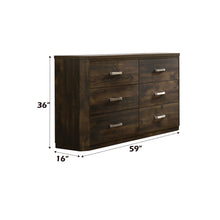 Load image into Gallery viewer, Elettra - Rustic Dresser - Walnut
