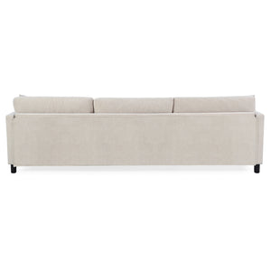 107.87'Sectional Sofa Couch With 1 Ottoman,Seat Cushion and Back Cushion Removable