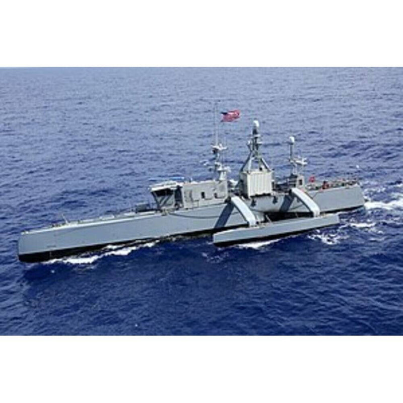 Hand Painted Model Boat (624324) - Gray