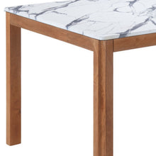 Load image into Gallery viewer, 63" Wood And Solid Wood Dining Table - White
