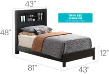 Load image into Gallery viewer, Bed With Transitional Design Stylish
