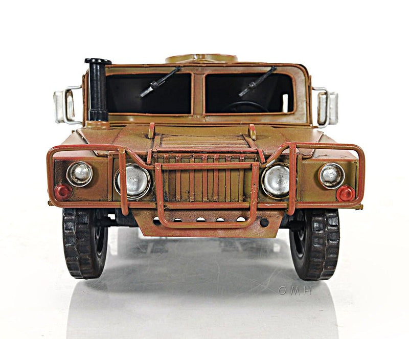 Metal Hand Painted Model Car - Mustard