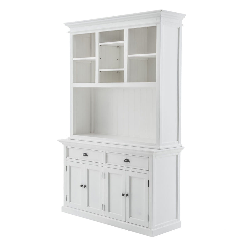 Adjustable Two Tier Bookcase - White