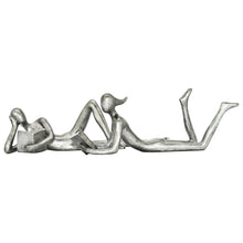 Load image into Gallery viewer, People Tabletop Sculpture (Set of 2) - Pewter
