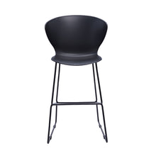 Load image into Gallery viewer, 26" Low Back Counter Height Bar Chairs (Set of 2) - Black
