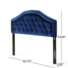 Load image into Gallery viewer, Kaarina - Contemporary Tufted Fabric Headboard
