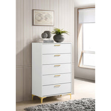 Load image into Gallery viewer, Karena - Rectangular 5 Drawer Chest - White
