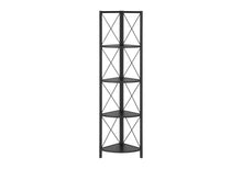 Load image into Gallery viewer, Four Tier Corner Bookcase (489788) - Black
