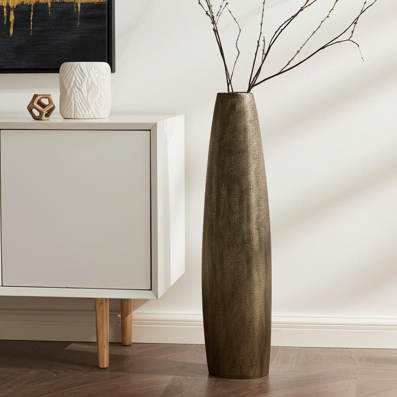 Tapered Floor Vase (576733) - Gold
