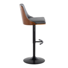 Load image into Gallery viewer, Gianna - Mid Century Modern Adjustable Barstool, Swivel With Rounded T Footrest (Set of 2)
