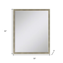 Load image into Gallery viewer, 42" Wood Accent Mirror - Silver
