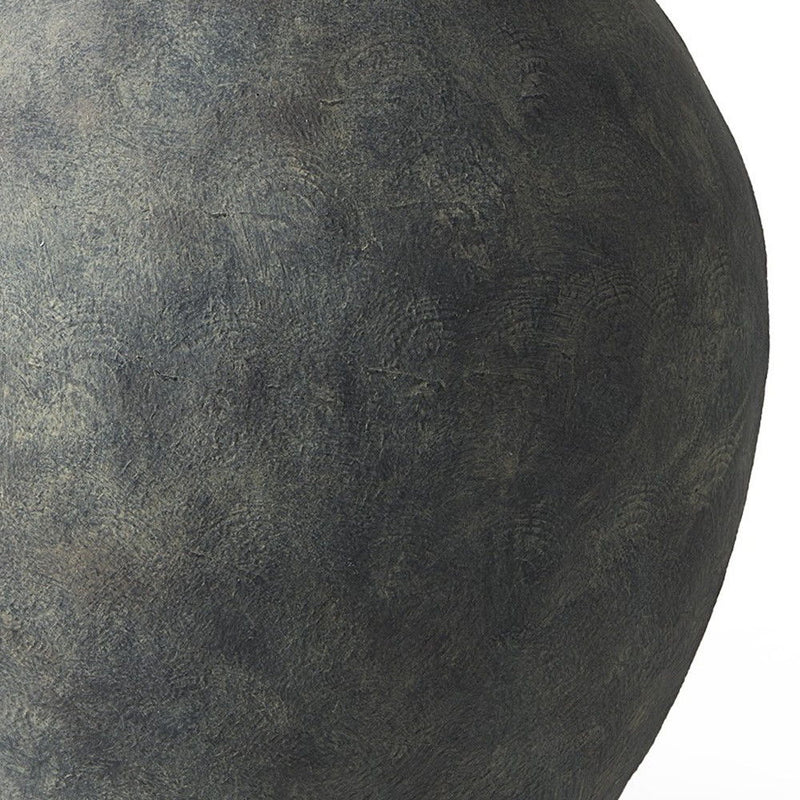 Oval Floor Vase - Gray