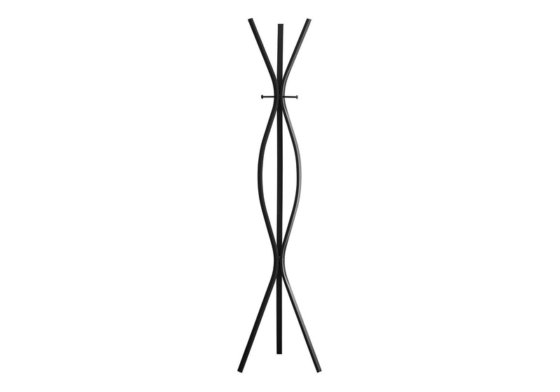 72" Metal Coat Rack - Black